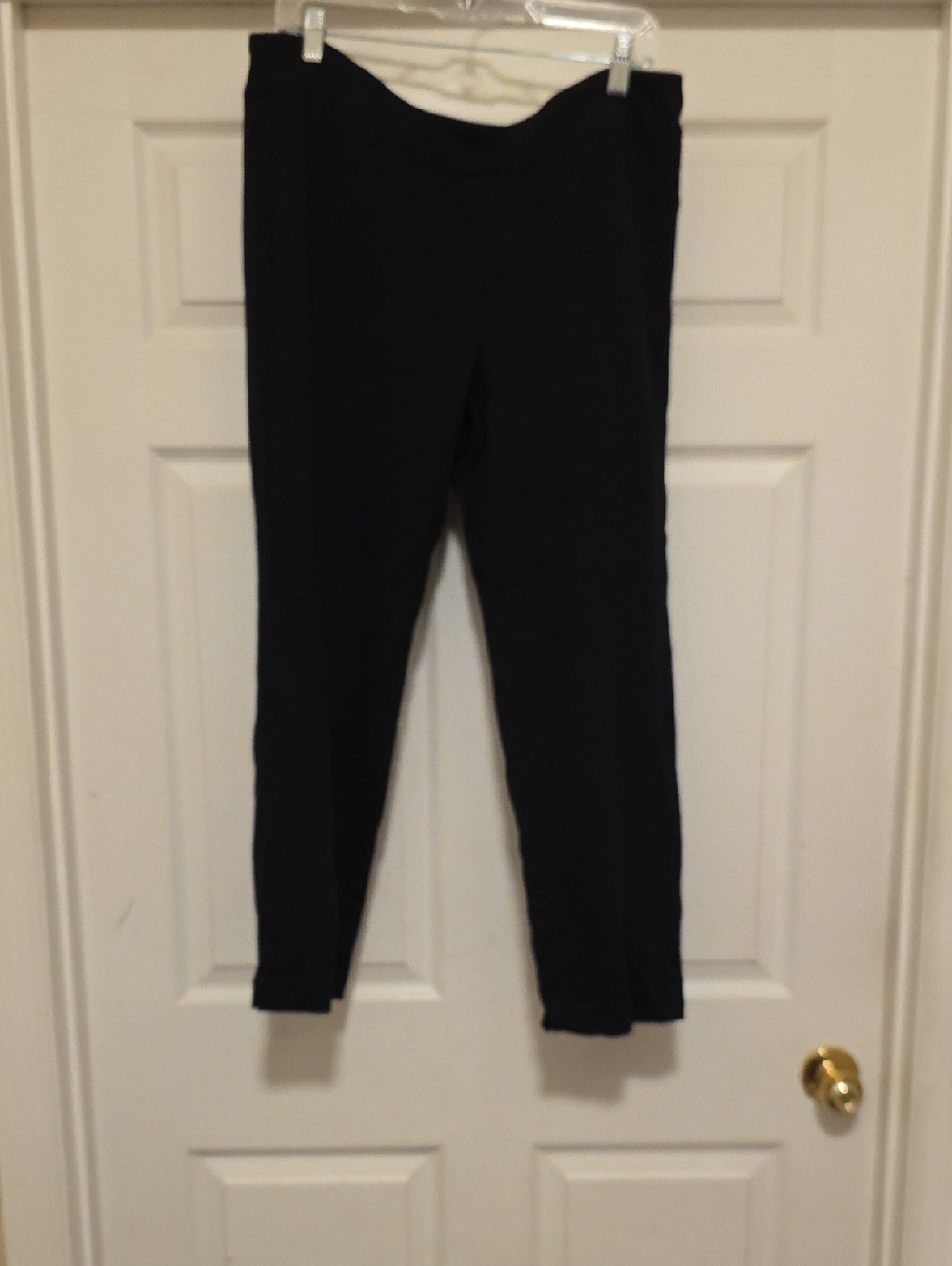 Charter Club Black Ponte Leggings with High Waist
